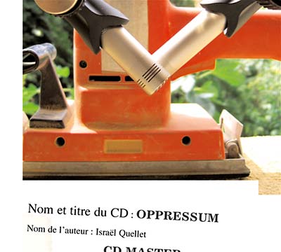 ISRAEL QUELLET - Oppressum - CD