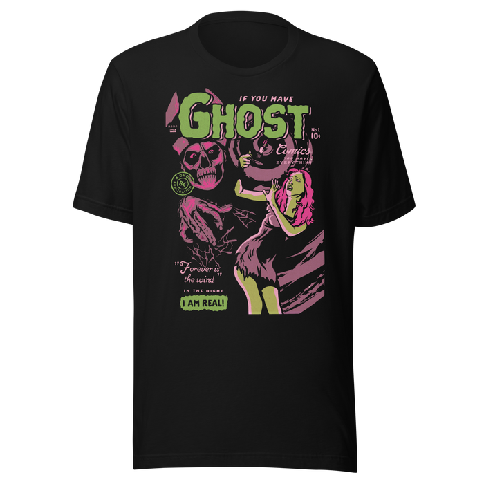 Ghost - Comics Vintage T - Black