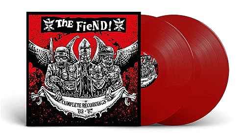 0334155195 Fiend - Complete Recordings 1983-1987 (Red Vinyl 2Lp) - Vinyl
