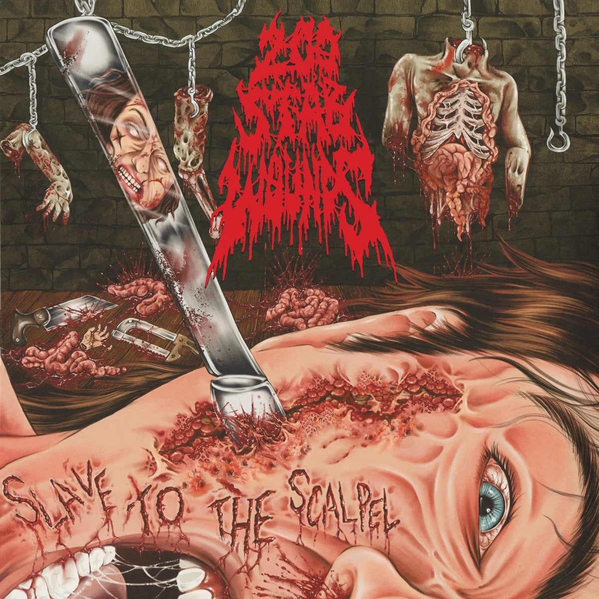 200 Stab Wounds - Slave To The Scalpel (Clear W/ Blue Colored Vinyl) - Vinyl