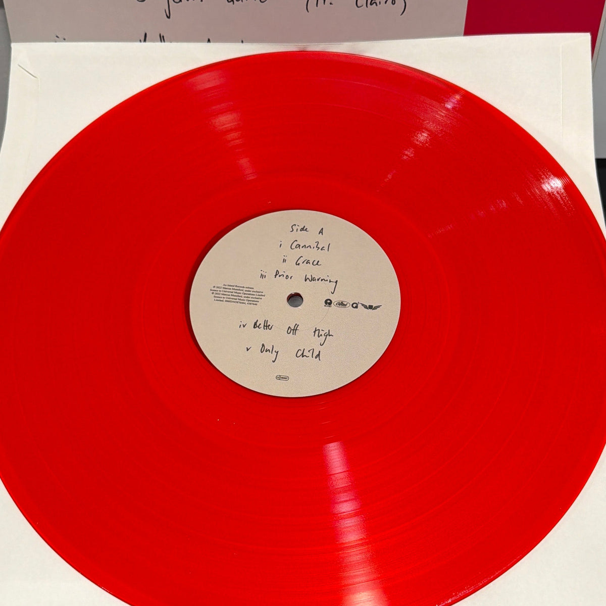Marcus Mumford ‎– (Self-titled) – signed record