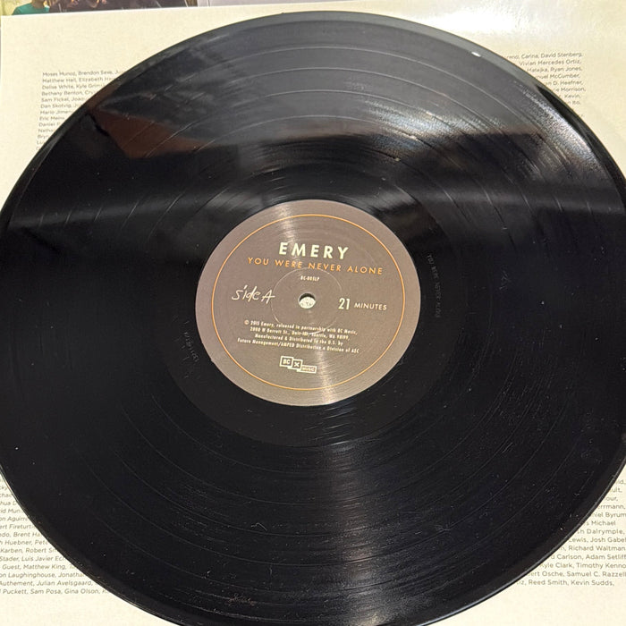 Emery – You Were Never Alone - signed record