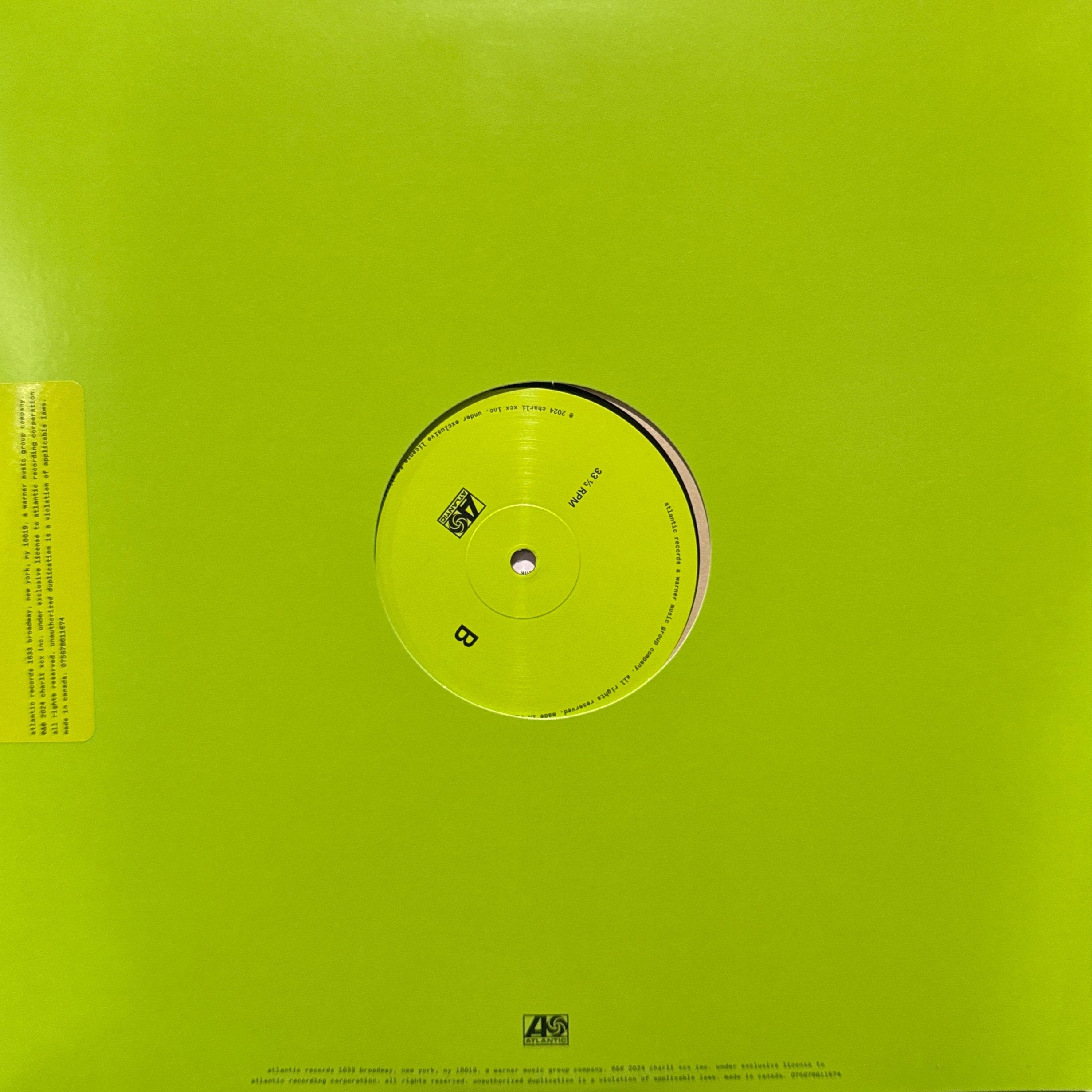 Charli XCX Signed Record – Elevate Your Music Collection