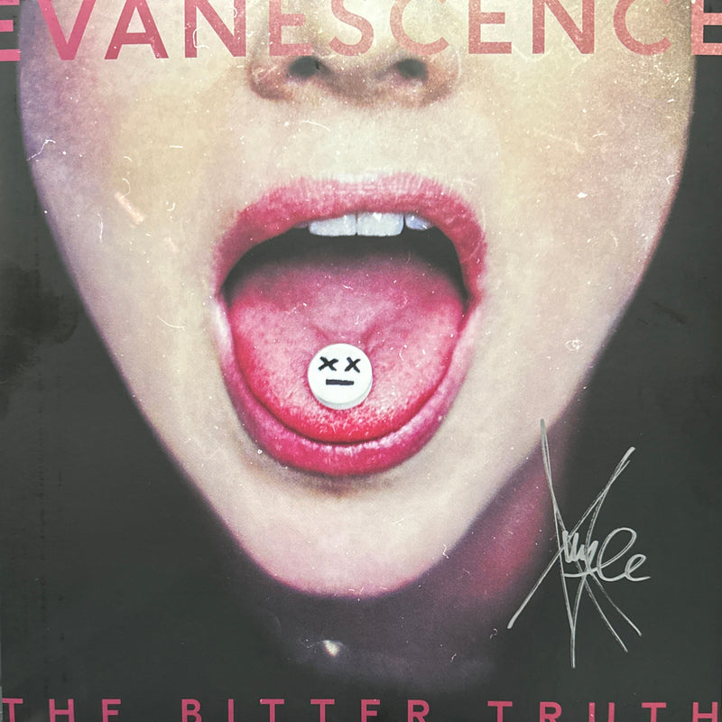 Evanescence ‎– The Bitter Truth - signed record