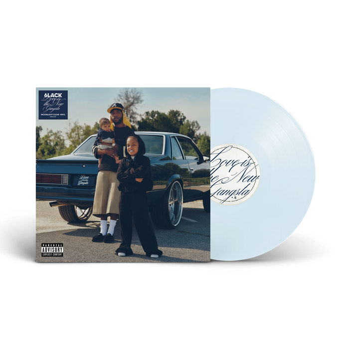 6lack - Love Is The New Gangsta (Alternate Cover) [Moonlight Clear Vinyl] - Vinyl