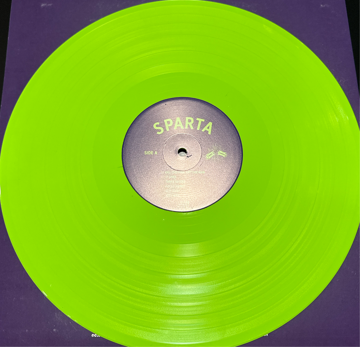 Sparta ‎– Sparta - signed record