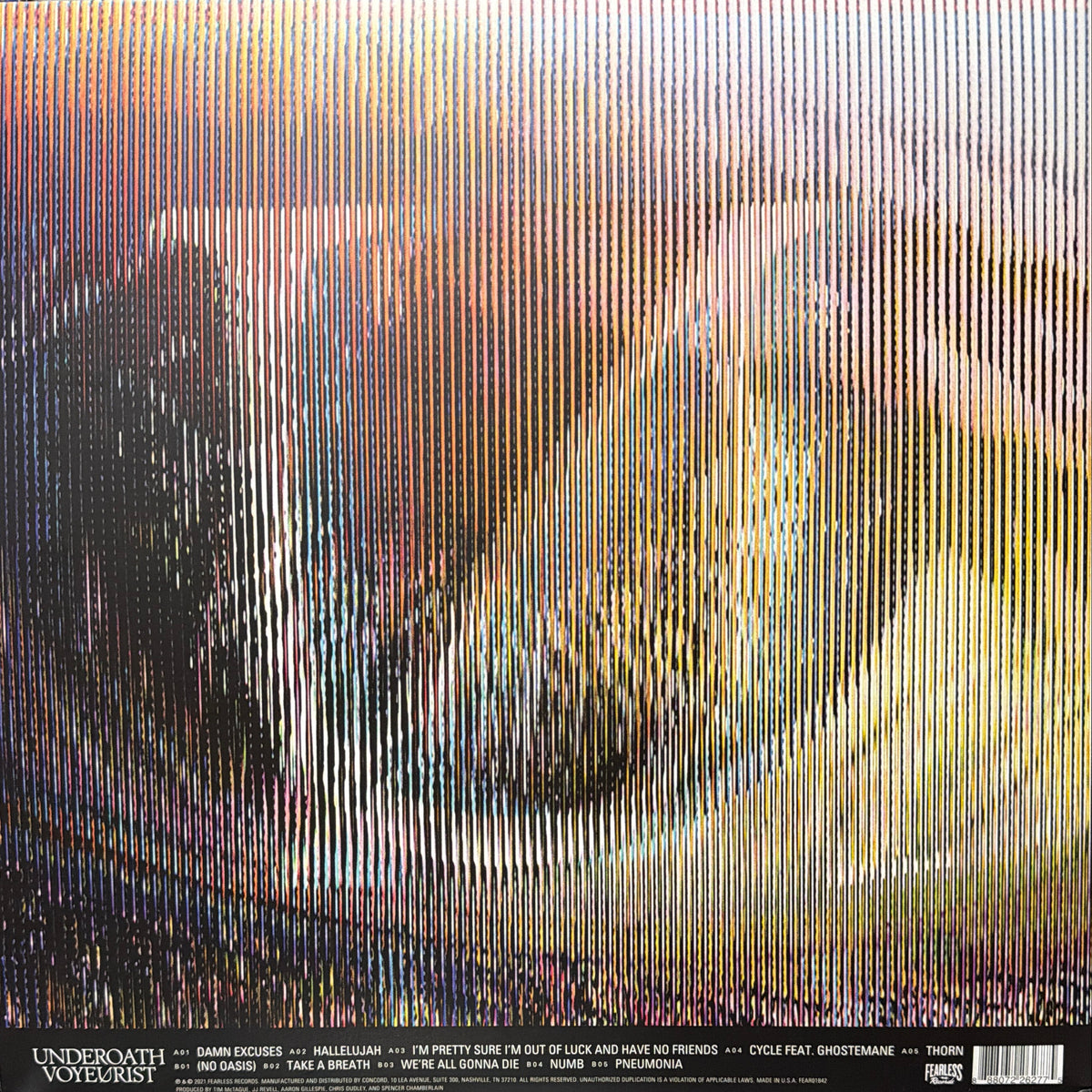 Underoath ‎– Voyeurist – signed record