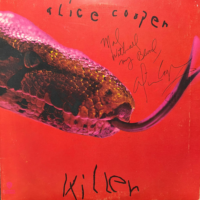 Alice Cooper ‎– Killer – signed record