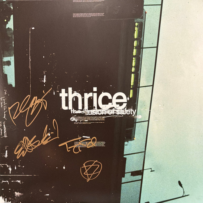 Thrice - The Illusion Of Safety - signed record