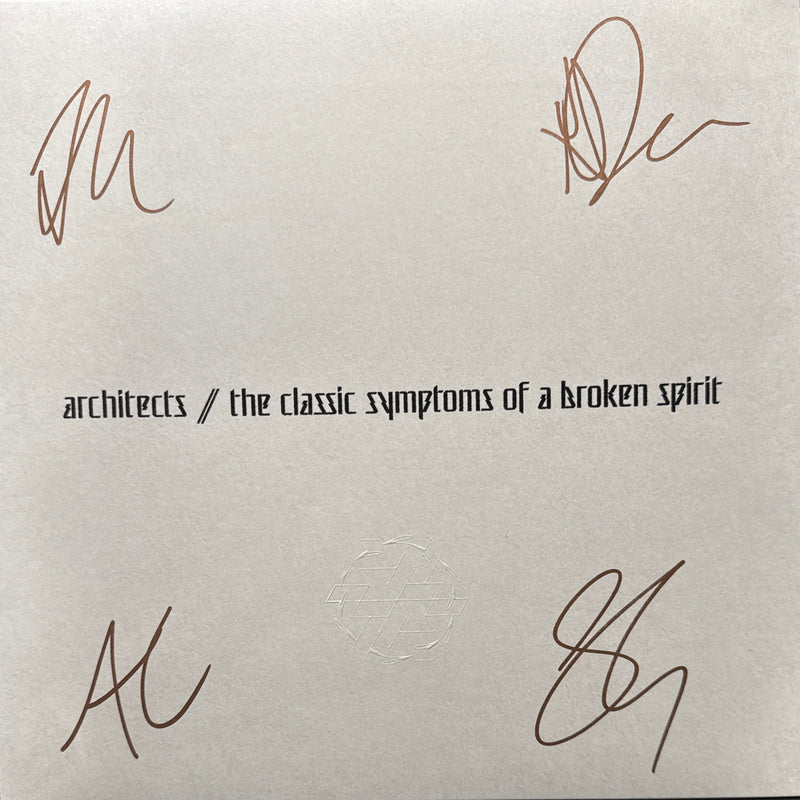 Architects - The Classic Symptoms Of A Broken Spirit - signed record