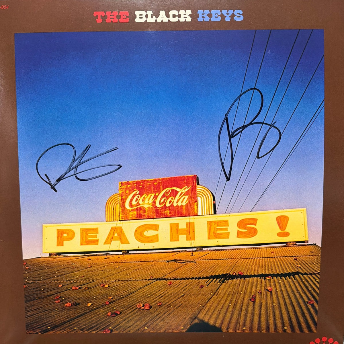 The Black Keys ‎– Peaches! - signed record