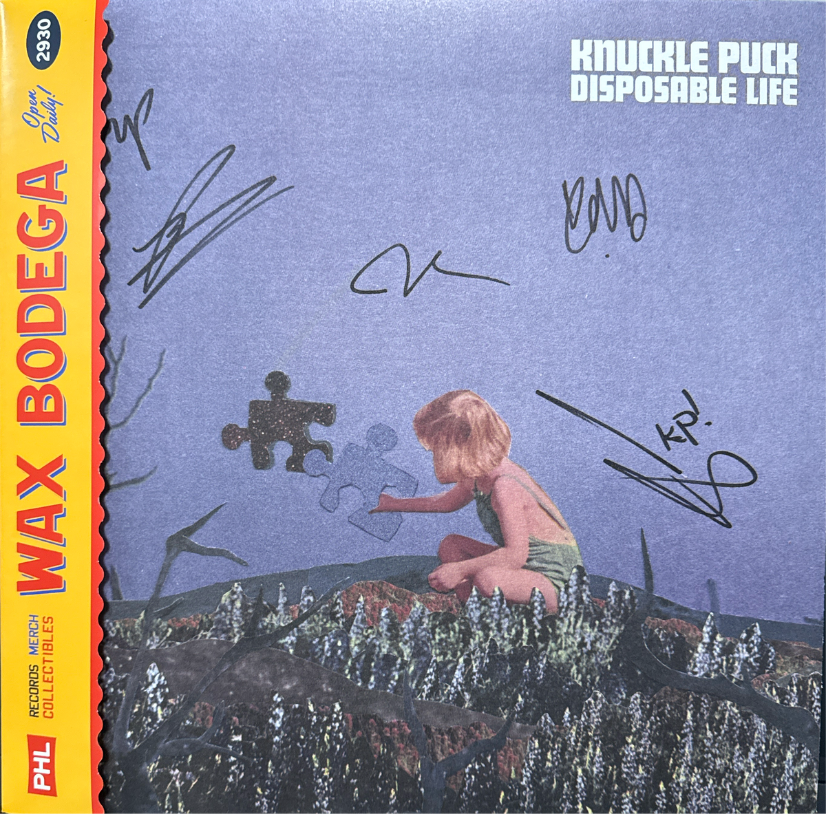 Knuckle Puck - Disposable Life - signed record