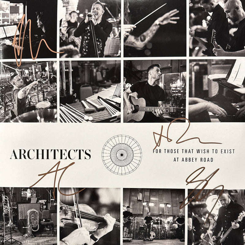 Architects ‎– For Those That Wish To Exist At Abbey Road - signed record