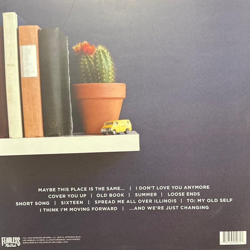 Real Friends ‎– Maybe This Place Is The Same And We're Just Changing - signed record