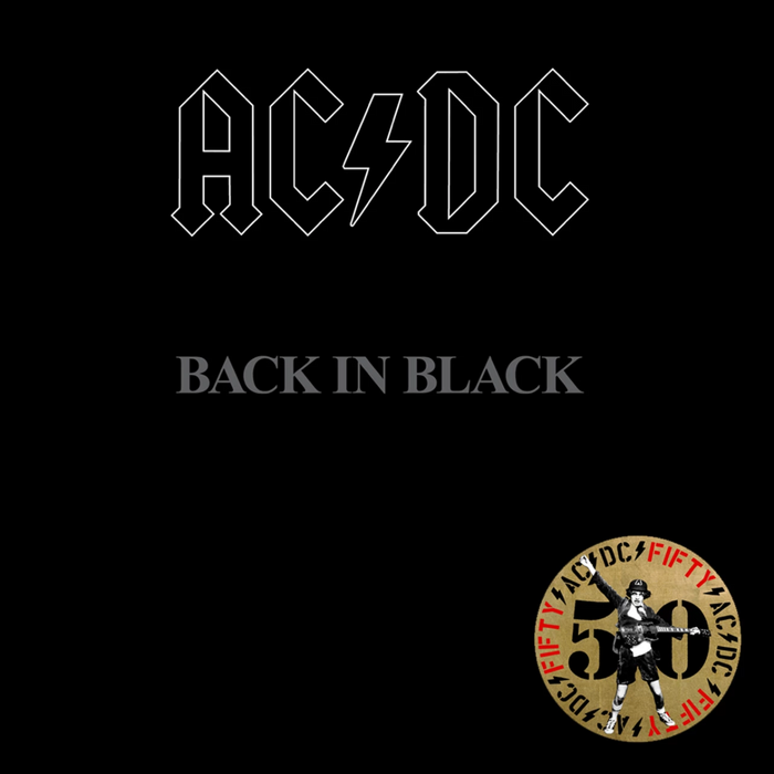 AC/DC - Back In Black (50th Anniversary Edition, Gold Color Vinyl) - Vinyl