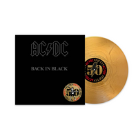 AC/DC - Back In Black (50th Anniversary Edition, Gold Color Vinyl) - Vinyl