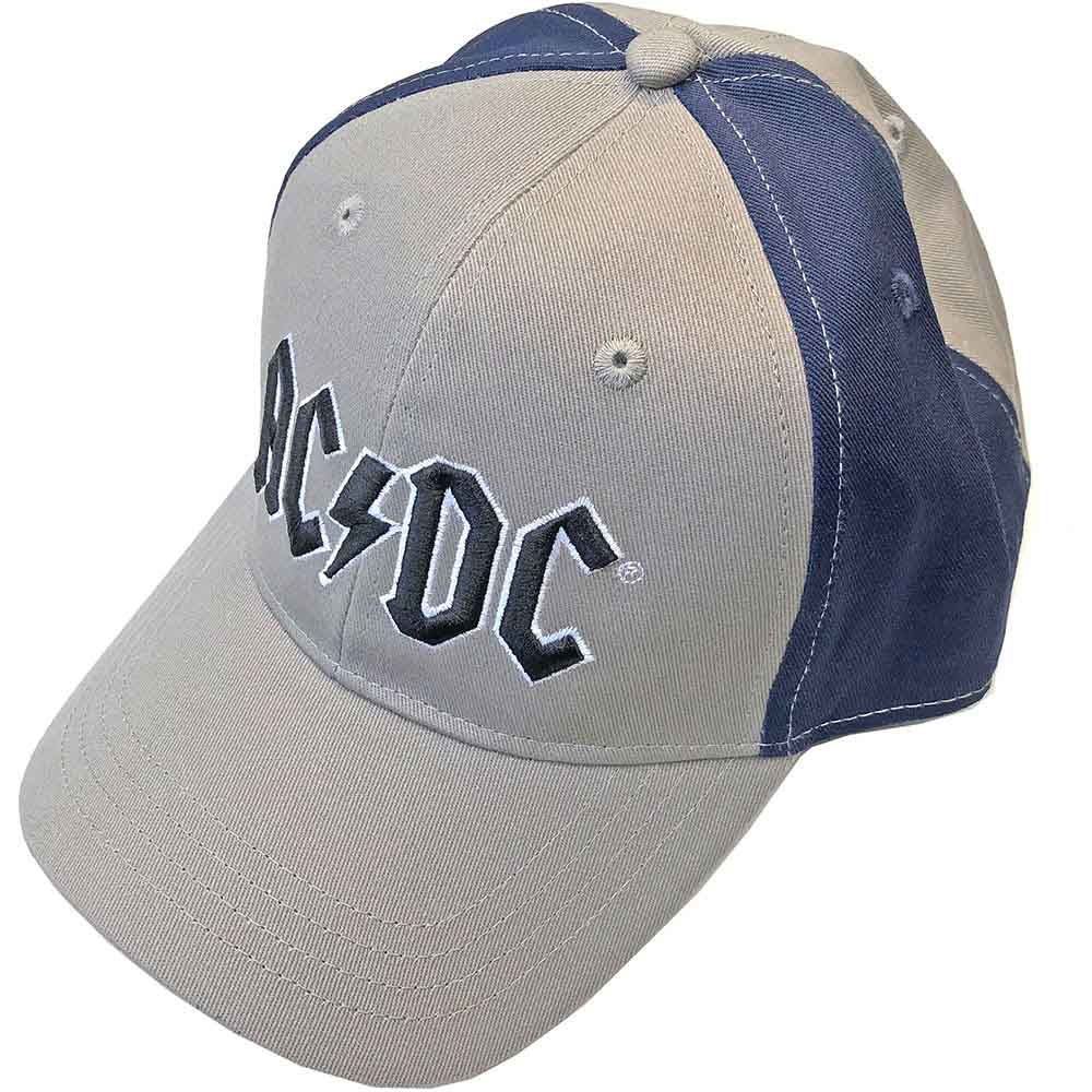 AC/DC - Black Logo - Hat Blue, Grey
