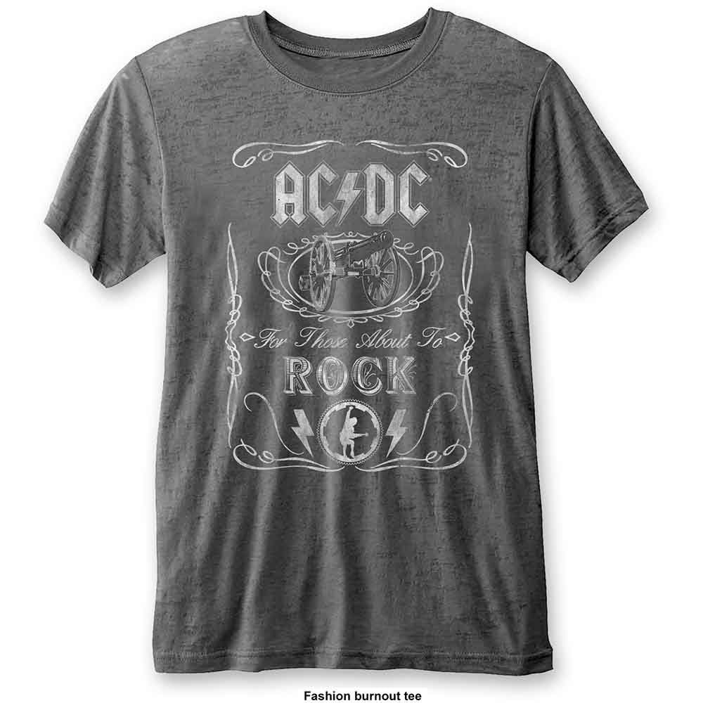AC/DC - Cannon Swig - T-Shirt Grey