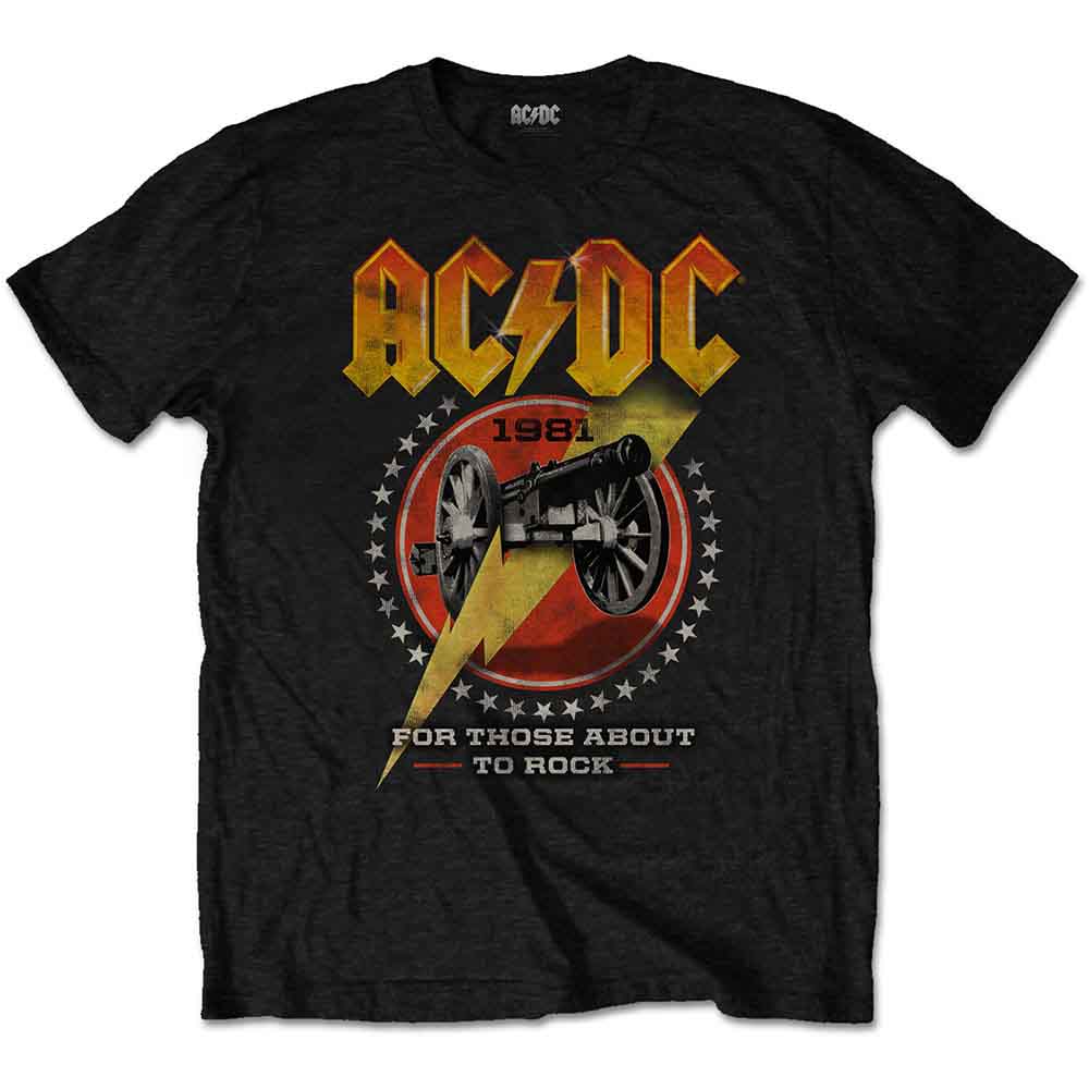AC/DC - For Those About To Rock 81 - T-Shirt Black