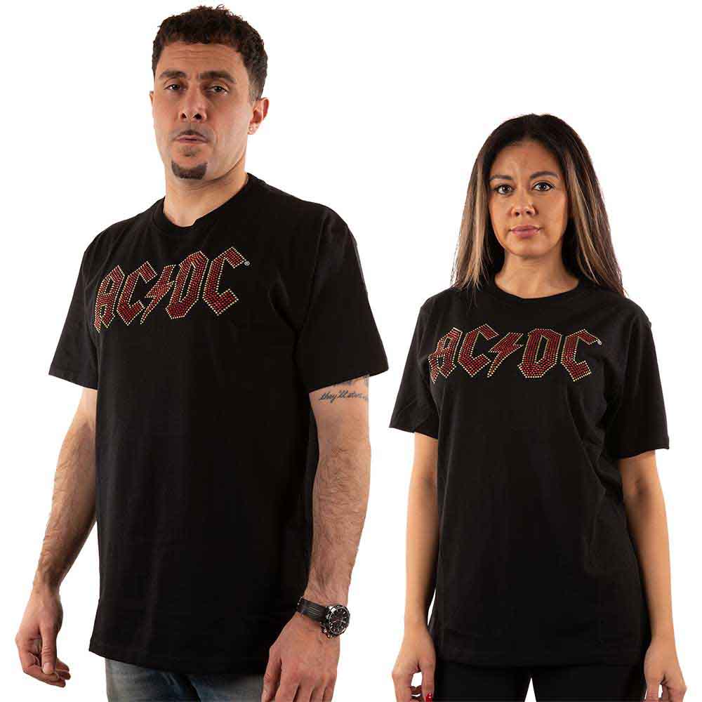 AC/DC - Full Colour Logo - T-Shirt Black