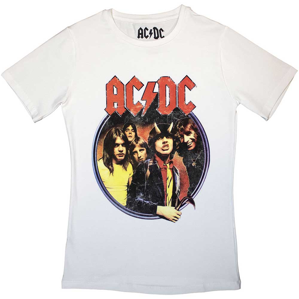 AC/DC - Highway To Hell Circle - T-Shirt White