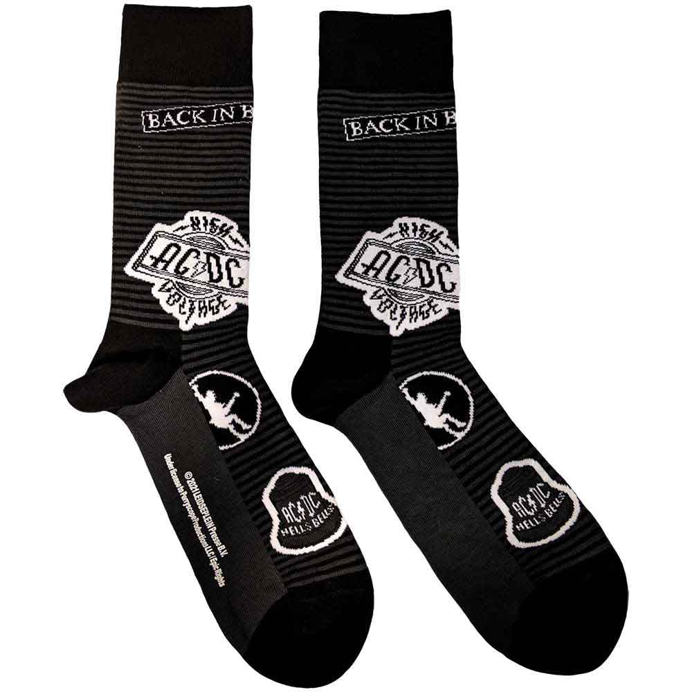 AC/DC - Icons - Socks Black
