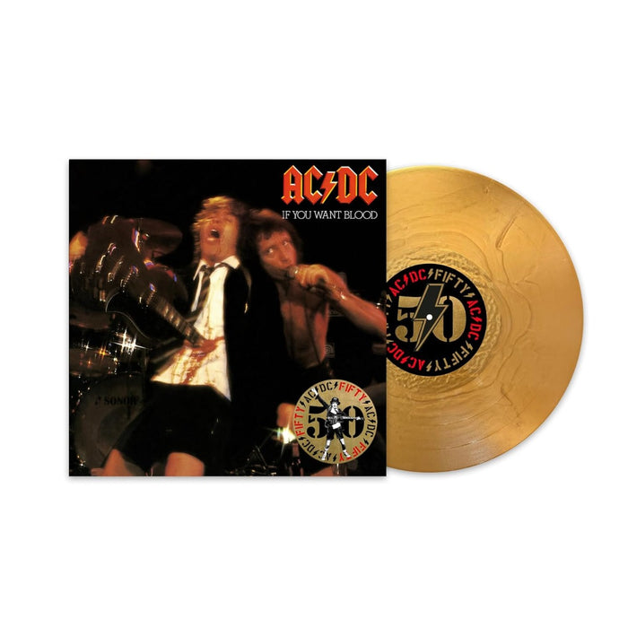 AC/DC - If You Want Blood You've Got It (50th Anniversary Edition, Gold Color Vinyl) - Vinyl