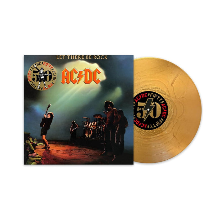 AC/DC - Let There Be Rock (50th Anniversary Edition, Gold Color Vinyl) - Vinyl