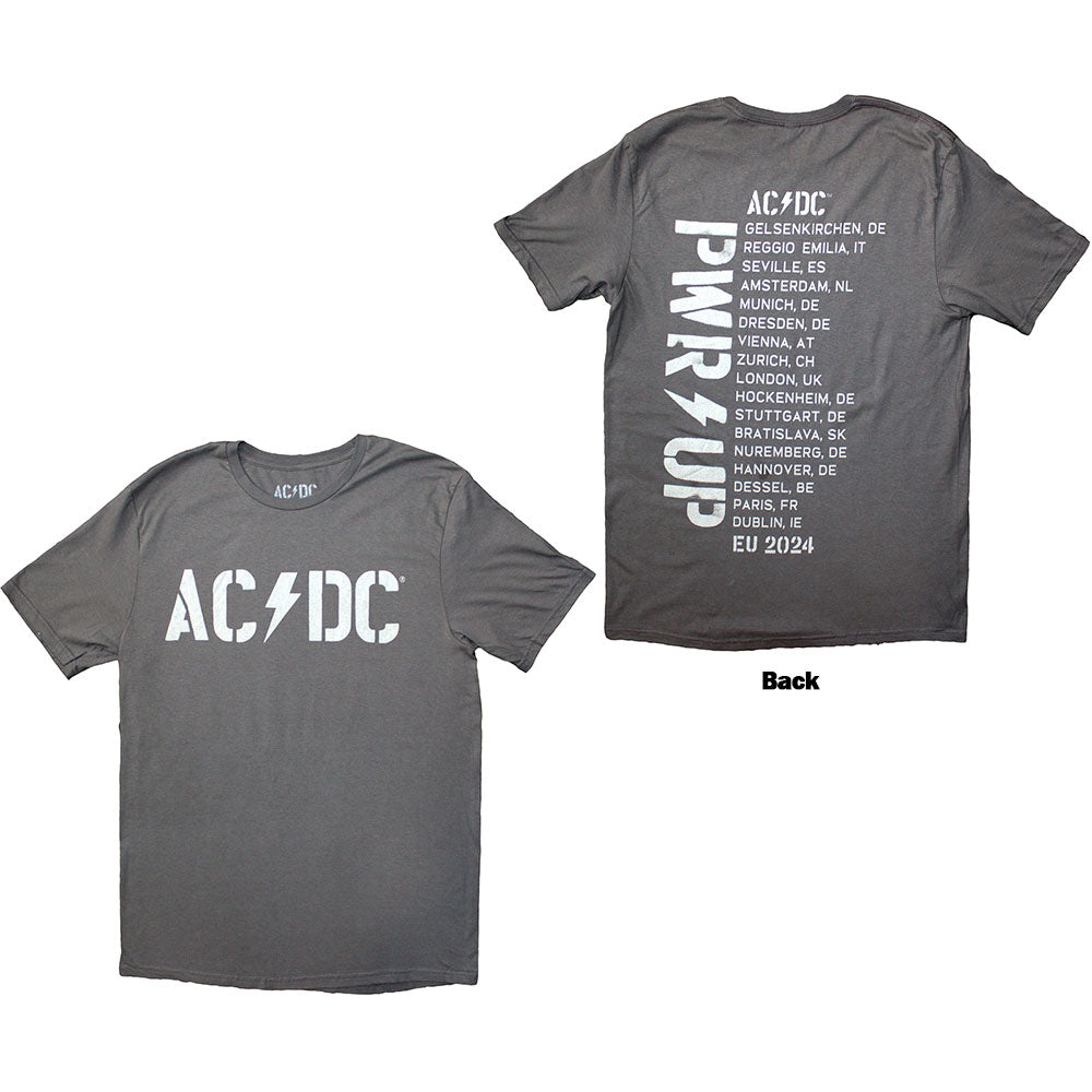 AC/DC - Logo PWR-UP EU Tour '24 - Grey
