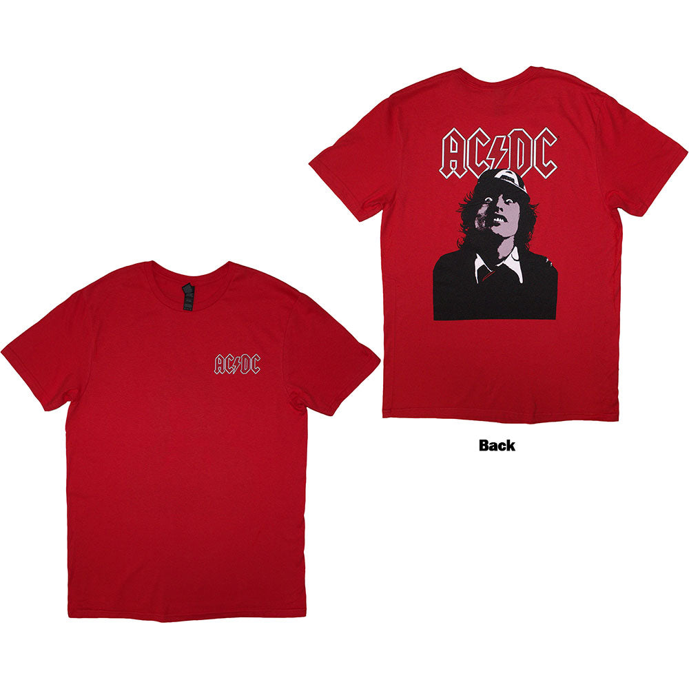 AC/DC - Mini Logo / Lock Up Your Daughters - Red