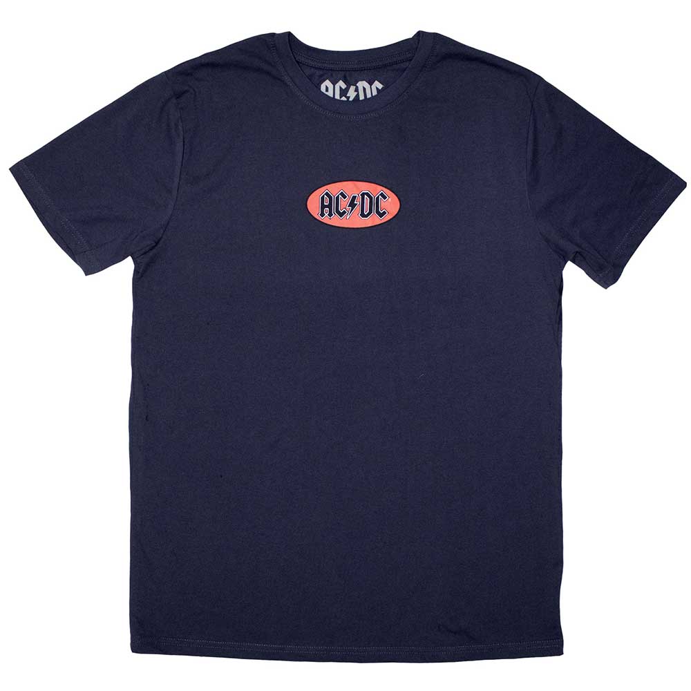 AC/DC - Mini Oval Logo - Blue