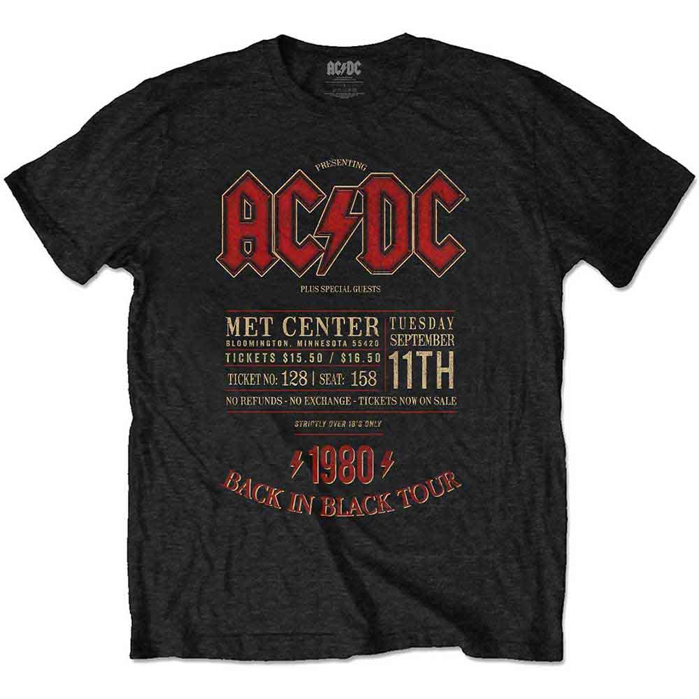 AC/DC - Minnesota '80 - Black