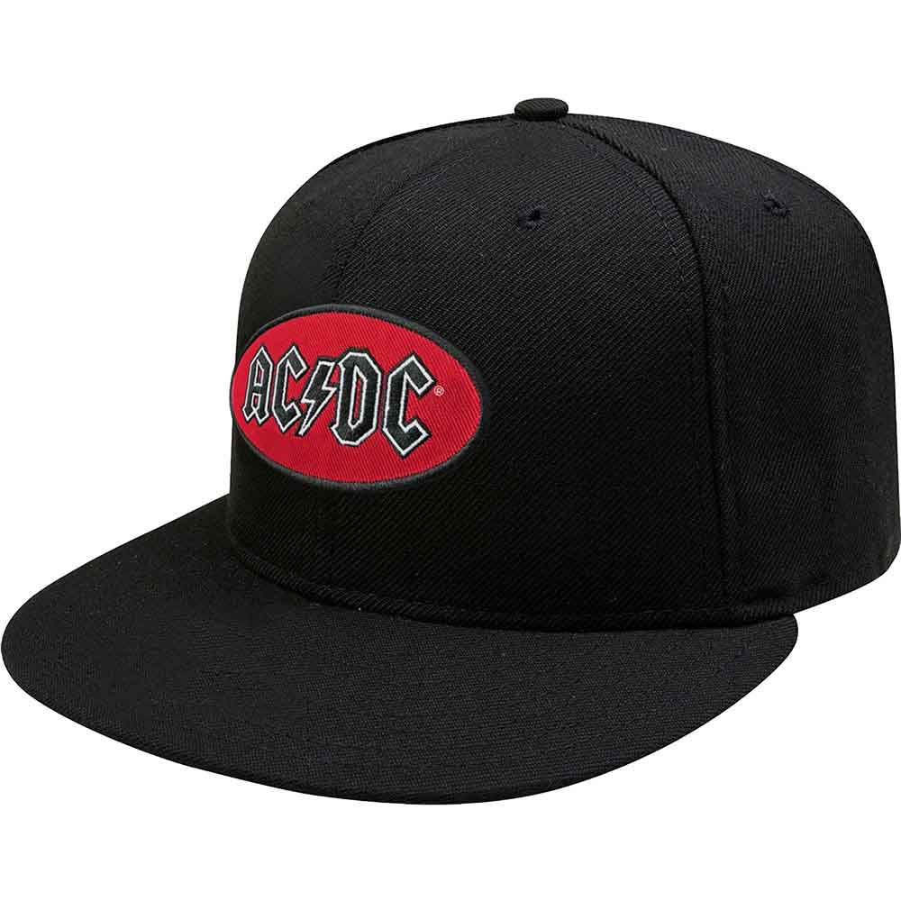 AC/DC - Oval Logo - Hat Black