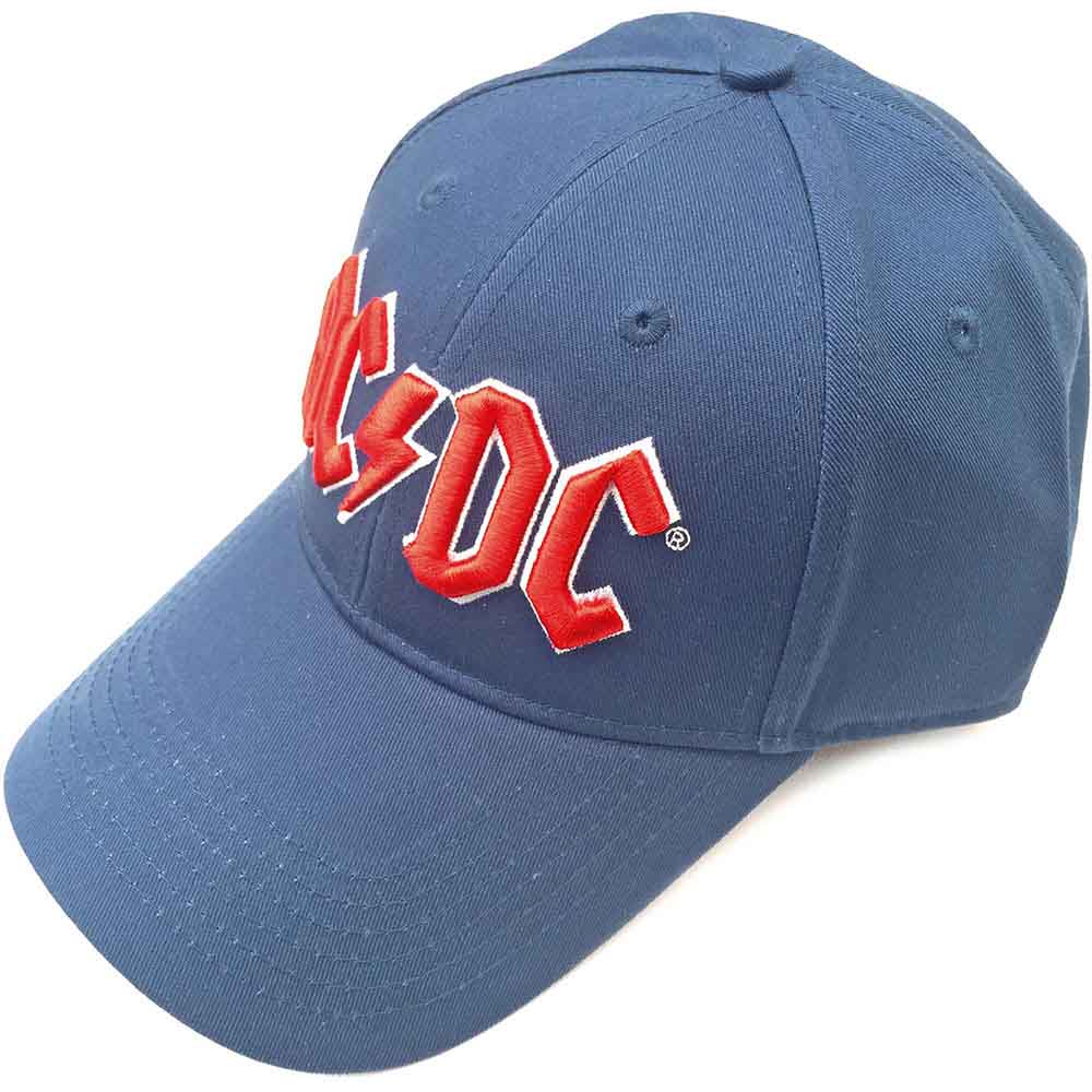 AC/DC - Red Logo - Hat Blue