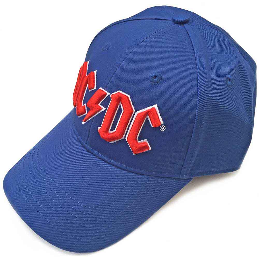 AC/DC - Red Logo - Hat Blue