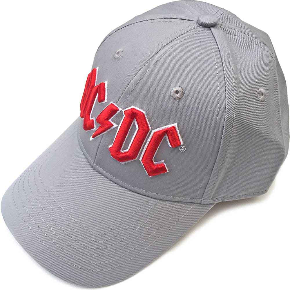 AC/DC - Red Logo - Hat Grey