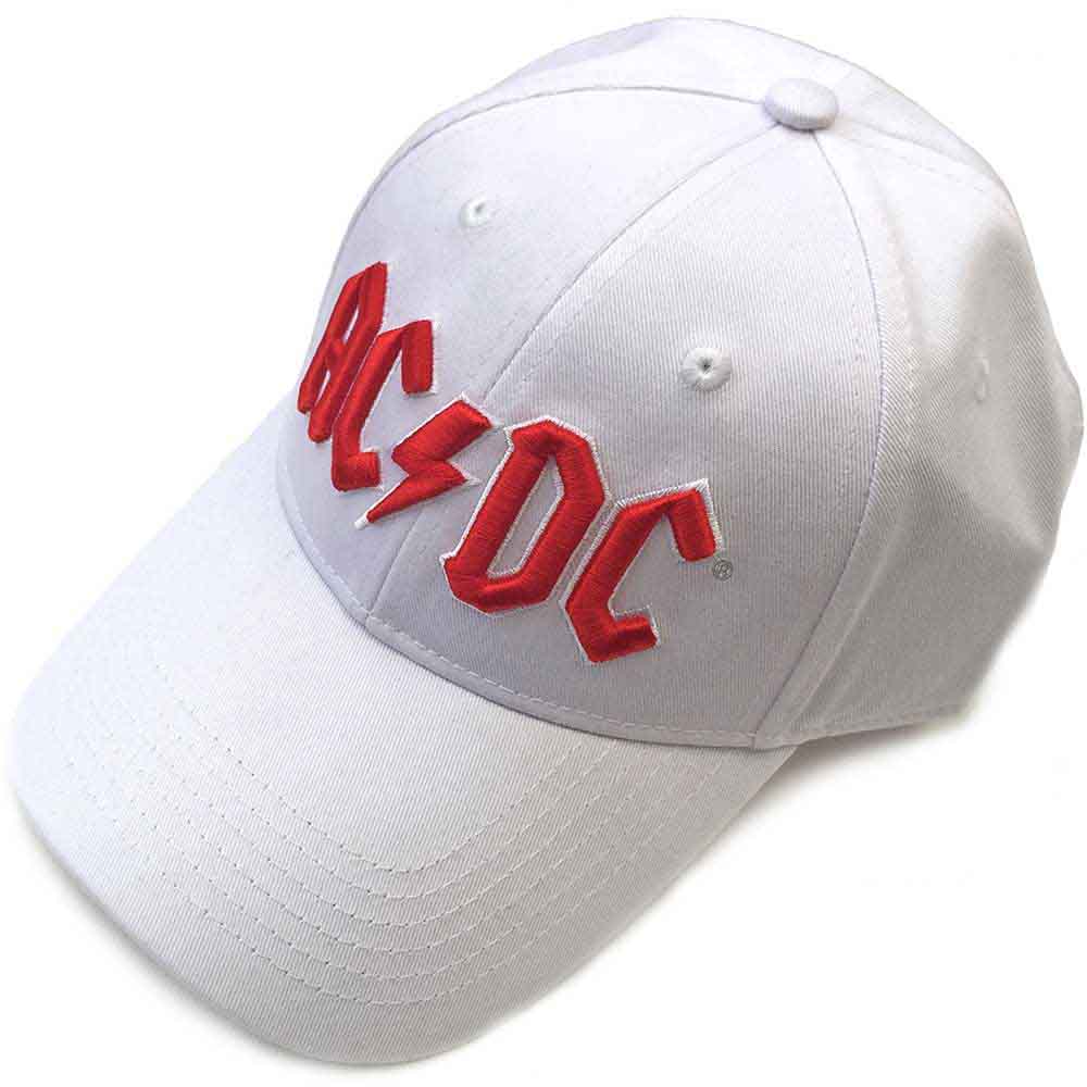 AC/DC - Red Logo - Hat White