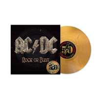 AC/DC - Rock Or Bust (50th Anniversary Edition, Gold Color Vinyl) - Vinyl