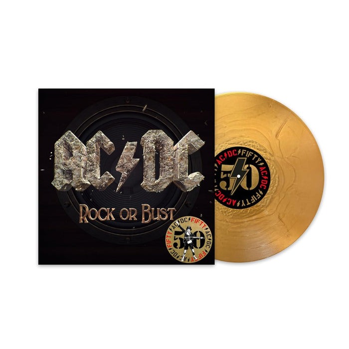 AC/DC - Rock Or Bust (50th Anniversary Edition, Gold Color Vinyl) - Vinyl