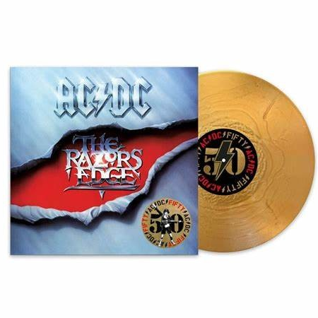 AC/DC - The Razors Edge (50th Anniversary Edition, Gold Color Vinyl) [Import] - Vinyl
