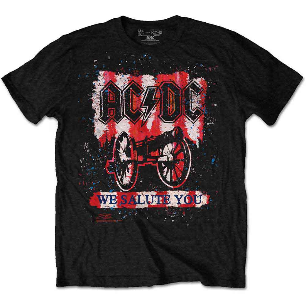 AC/DC - We Salute You Bold - T-Shirt Black