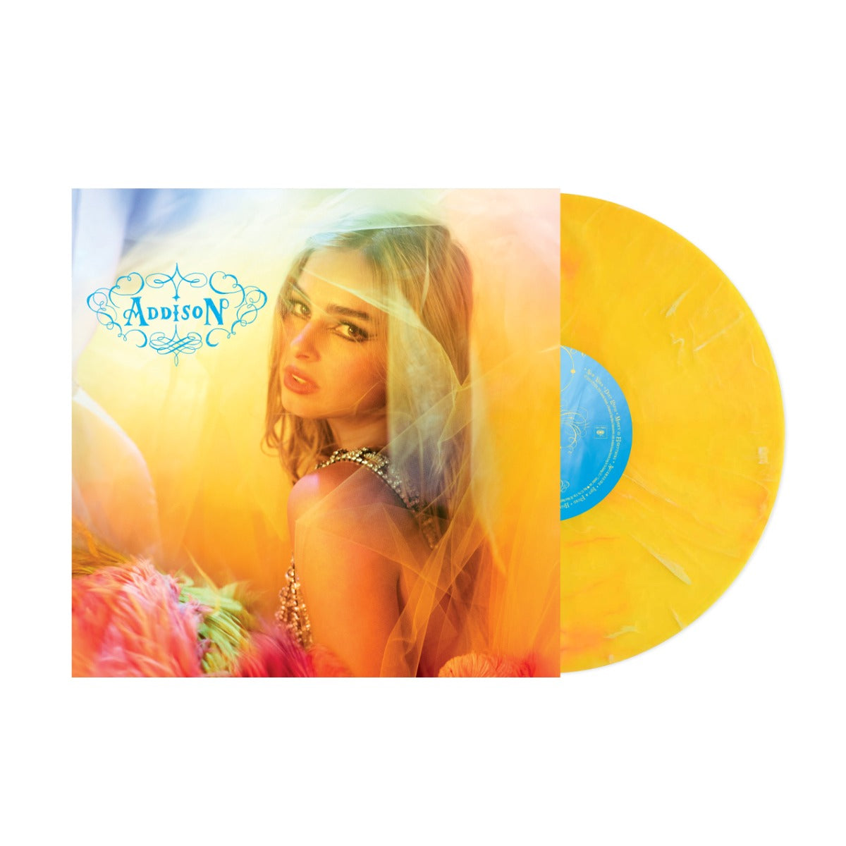 Addison Rae - Addison (Yellow Marble Vinyl) - Vinyl