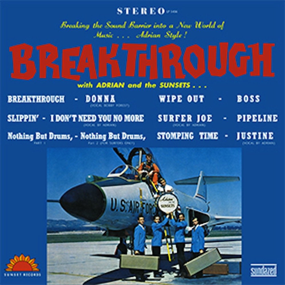 Adrian and the Sunsets - Breakthrough (MULTI-COLORED STARBURST) - Vinyl