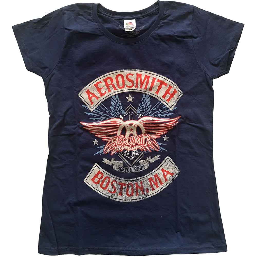 Aerosmith - Boston Pride - T-Shirt Blue