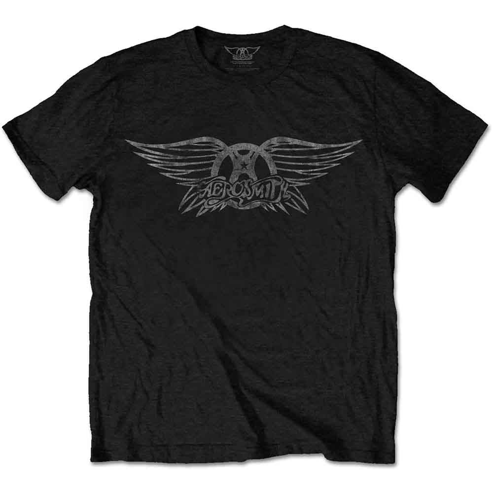 Aerosmith - Vintage Logo - T-Shirt Black