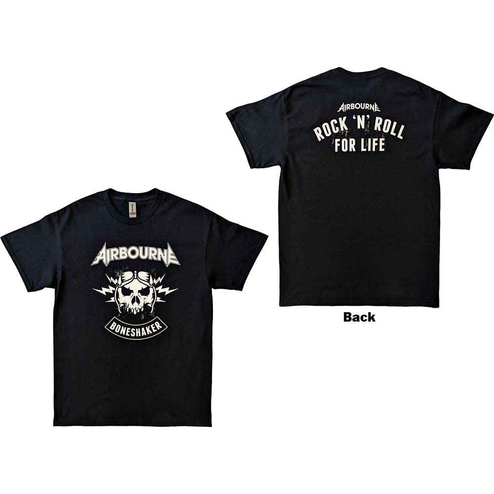 Airbourne - R 'n' R Boneshaker - T-Shirt Black