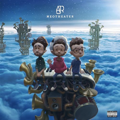 Ajr - Neotheater (Clear with Blue Splatter) - Vinyl