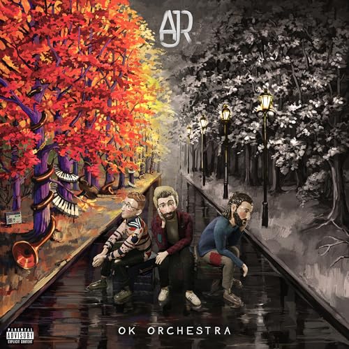 Ajr - OK ORCHESTRA (Clear with Orange Splatter) - Vinyl