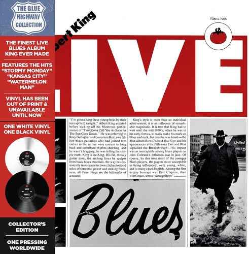 Albert King - Albert Live (Colored Vinyl, White, Deluxe Edition, Limited Edition, Remastered) (2 Lp) - Vinyl