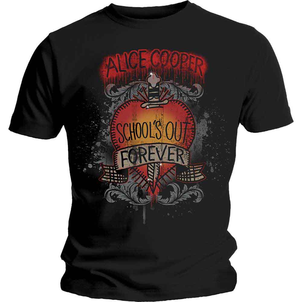 Alice Cooper - Schools Out Dagger - T-Shirt Black